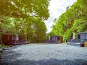 Glamping pod area at Coniston Experience Freedom Glamping