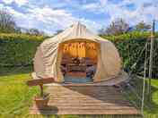 Exterior - Moroccan themed Tent interior