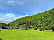 Neatly kept grass pitches