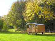 Shepherd's hut exterior
