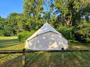 Jack Bell tent exterior