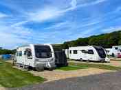 Fully-serviced hardstanding touring pitch