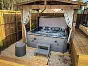 Private hot tub secluded in your very own garden