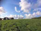 Spacious grassy pitches