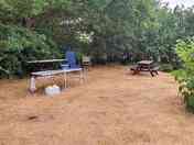 Spacious pitch for one group