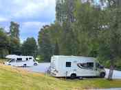 Large vehicle pitches with EHU and awning space