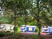 Exterior of the Grande on-site touring caravan