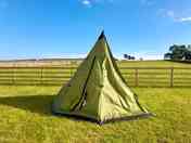 Camping at Hayfield