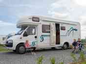 Hardstanding electric touring pitch