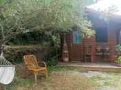 Chalet with a snall private garden and hammock