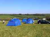 Tents at Fairview camping