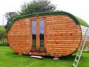 Camping pod exterior