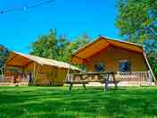Safari tents exterior
