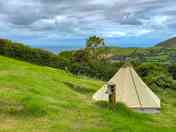 Campers staying