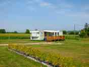 General view of static caravan