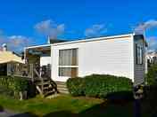 Exterior of the caravan