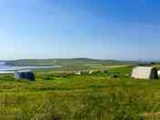 View on a sunny day