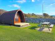 Our pet friendly camping pods.