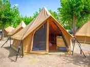 Bell tent exterior