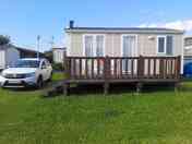 Static caravan exterior
