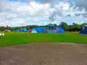 Spacious non-electric grass pitches