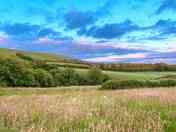 Purbeck Hills view from the main field