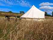 Bell tent exterior