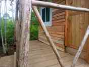 Entrance to cabin