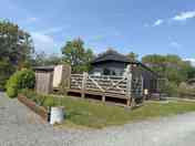 Exterior of the two-bed lodge