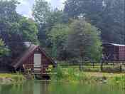 Situated inside the grounds of the on-site fishing pond - Adult Only no pets