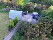 2 person camping pod, with Dutchtub wood fired hot tub (added by manager 20 Mar 2024)