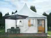 Glamour tent exterior