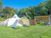 Bell tent exterior