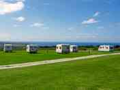 Sea views from pitches