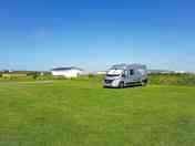 Electric grass pitch