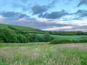 Purbeck Hills view from the main field