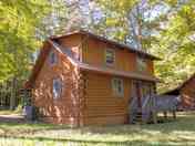 Exterior of the cabin
