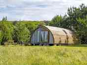 Stargazy 2 bedroom glamping pod exterior