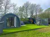 Our luxury pod and decking area with hot tub (added by manager 16 Apr 2024)