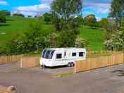 Campervan on a pitch