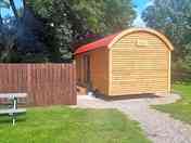 Outside the hut