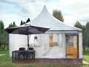 Glamour tent exterior