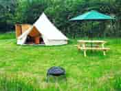 Bell tent outdoor area (added by manager 25 Jul 2021)