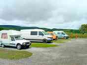 The hardstanding pitches