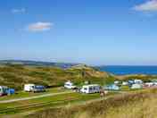 Touring pitches by the beach