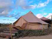 Bell tent exterior