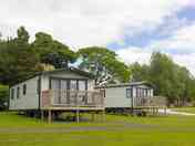 Gold static caravan