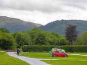 Camping field for non electric tent pitches
