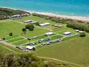 Overhead shot of the beachside holiday park (added by manager 14 Feb 2024)