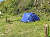 Our tiny pitches are perfect for backpackers or bikers, or anyone who has a small 2 man tent. 3m x3m